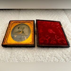 Antique Tintype Photo Civil War Era 1800’s - needs TLC (A)